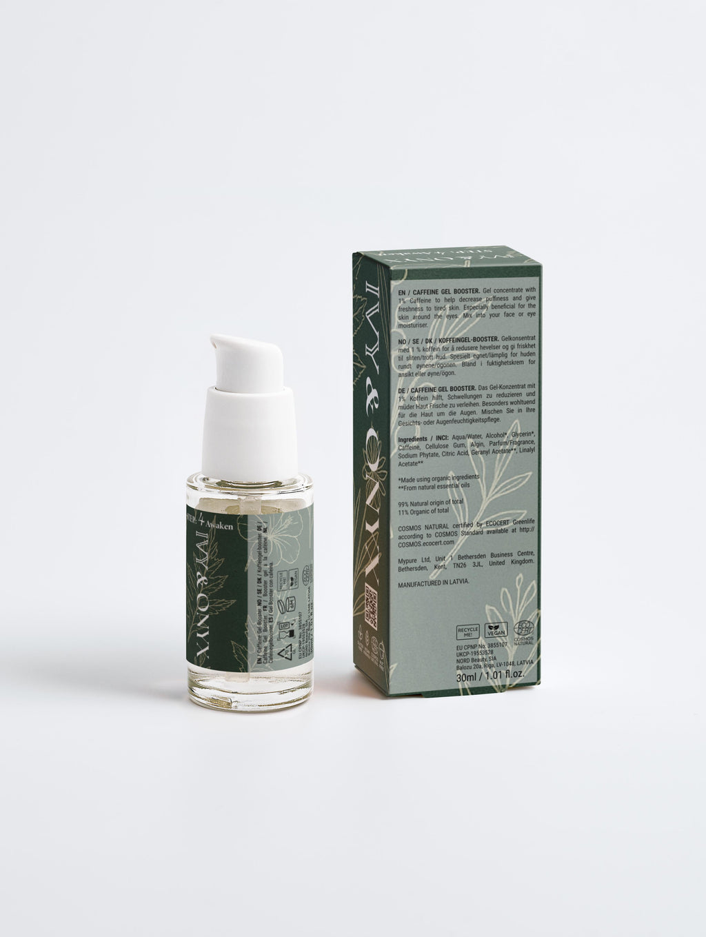 Step 4: Energizing 1% Caffeine Gel Booster Eye Serum