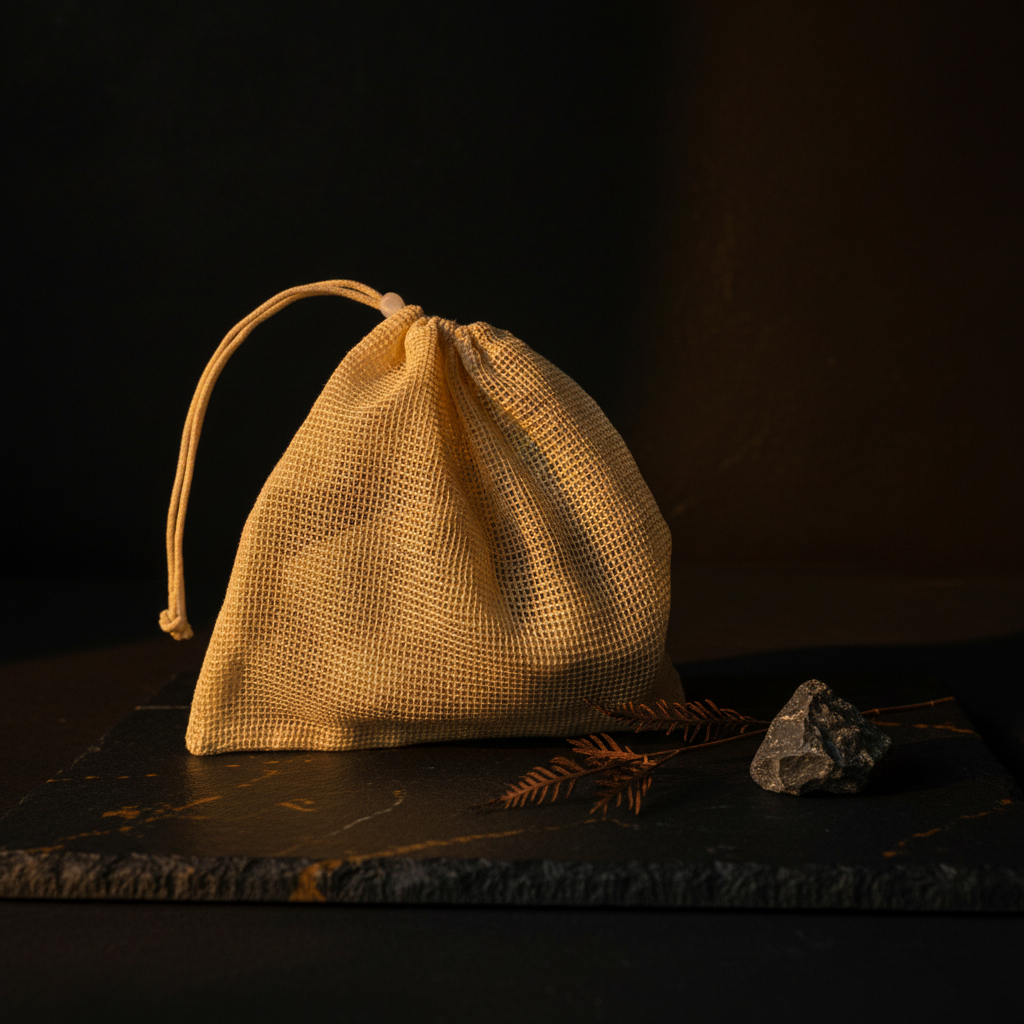 Cotton Mesh Laundry Bag