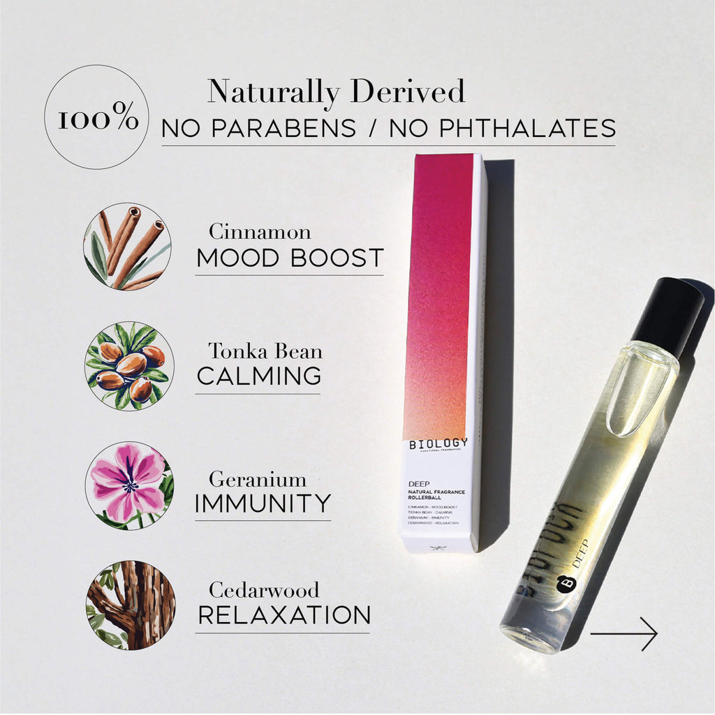 Deep Natural Fragrance Oil Rollerball 10ml
