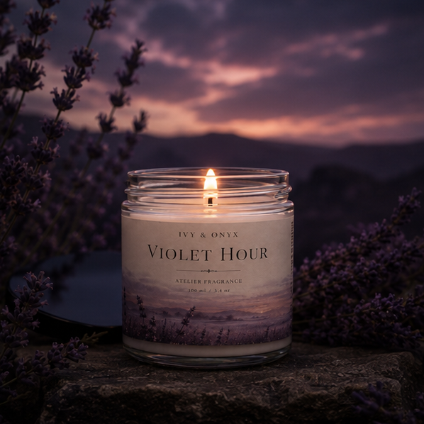 Bougie Violet Hour, 100 ml / 3,4 oz