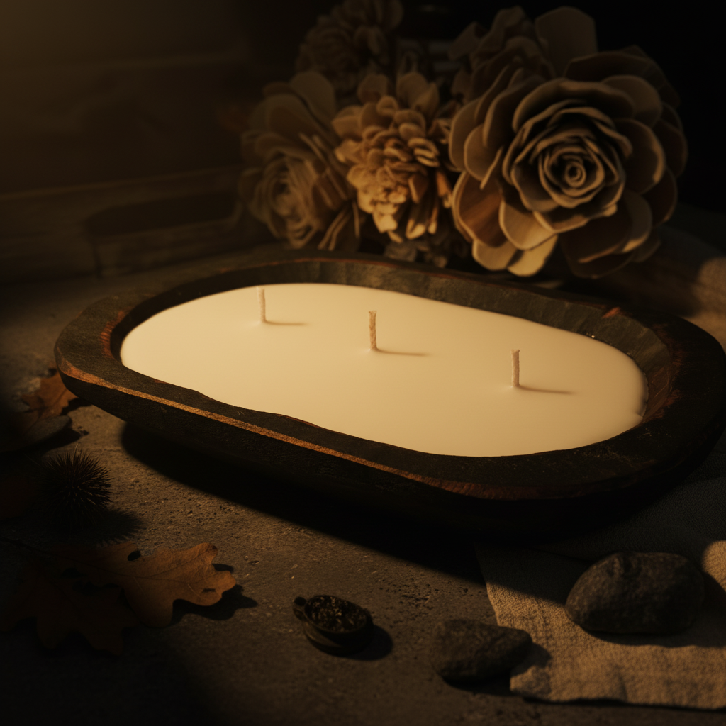 Black Dough Bowl Fresh Squeezed Lemons Scent-0