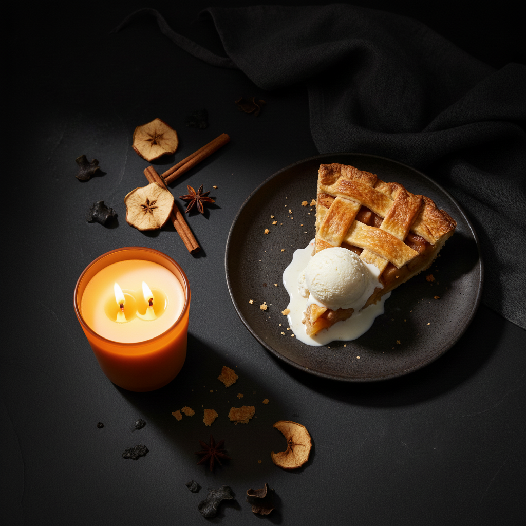 Warm Apple Pie Candle Soy Wax