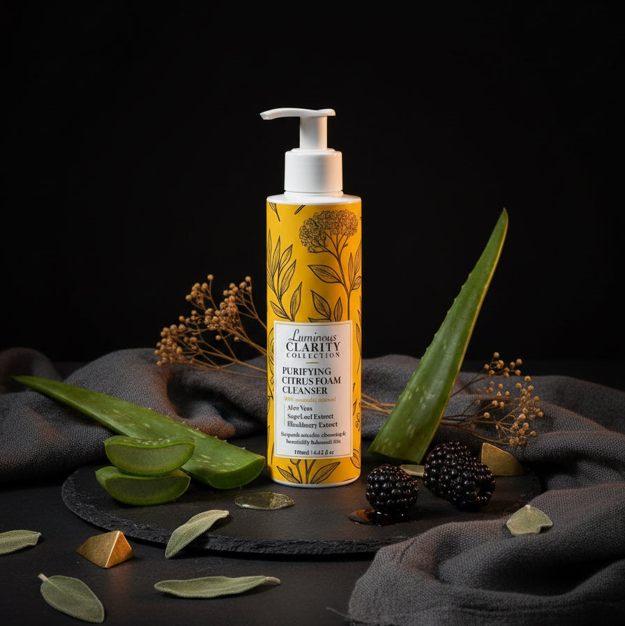 Step 1: Purifying Citrus Foaming Cleanser