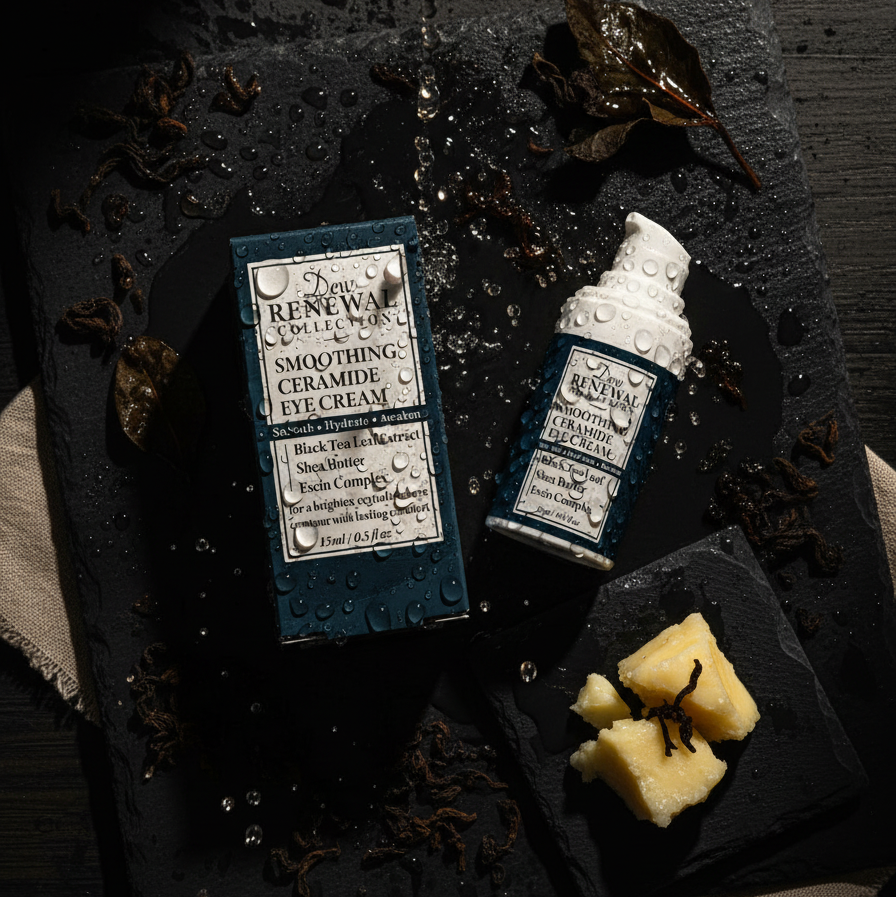 Step 4: Smoothing Ceramide Eye Cream | Dew Renewal Collection