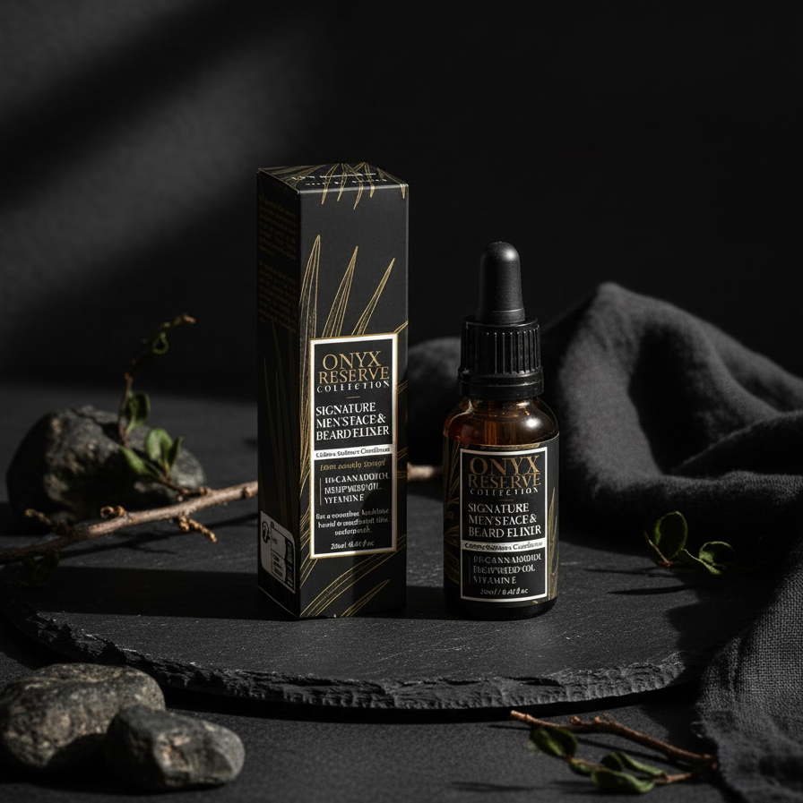 Step 6: Signature Men's Face & Beard Elixer