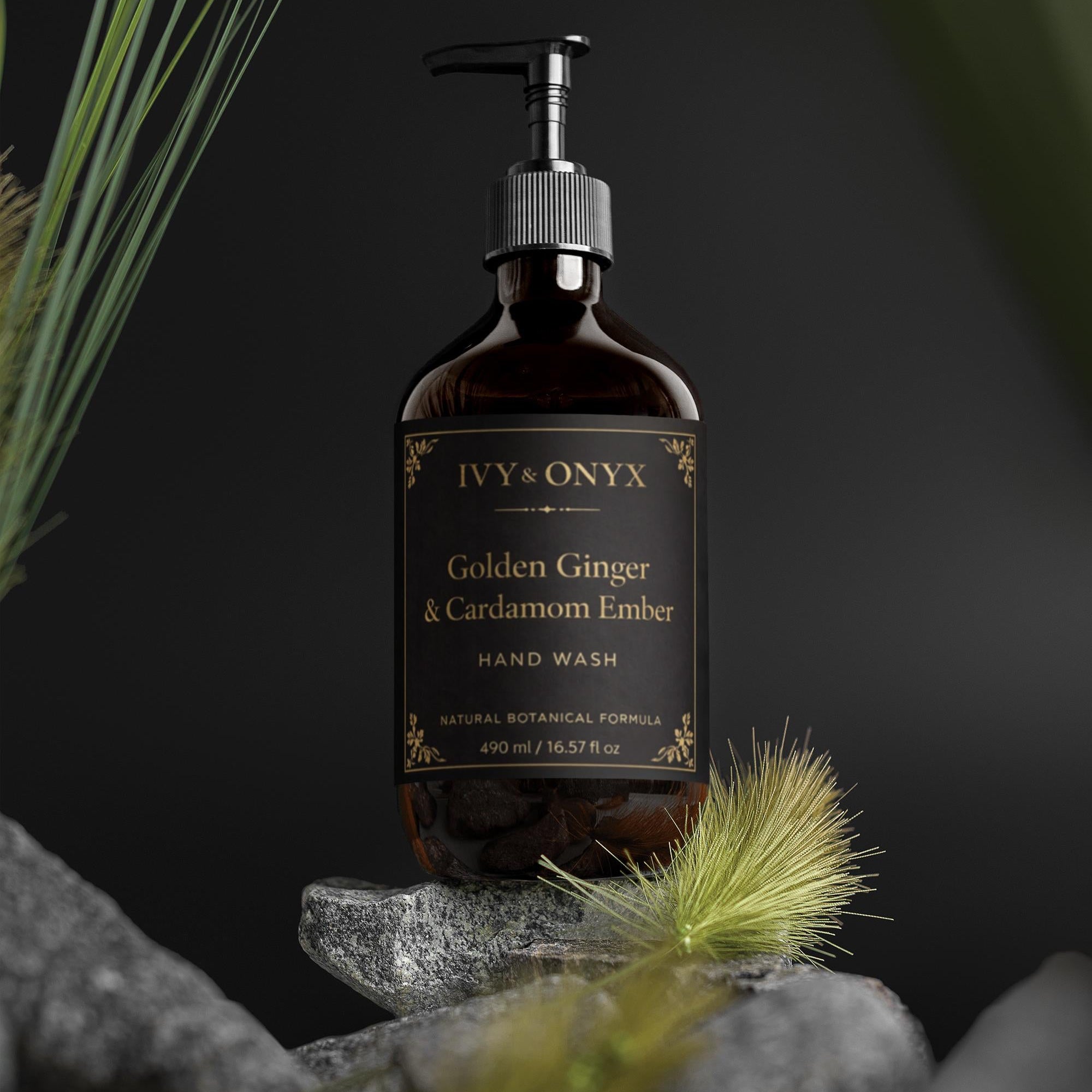 Golden Ember scented hand wash