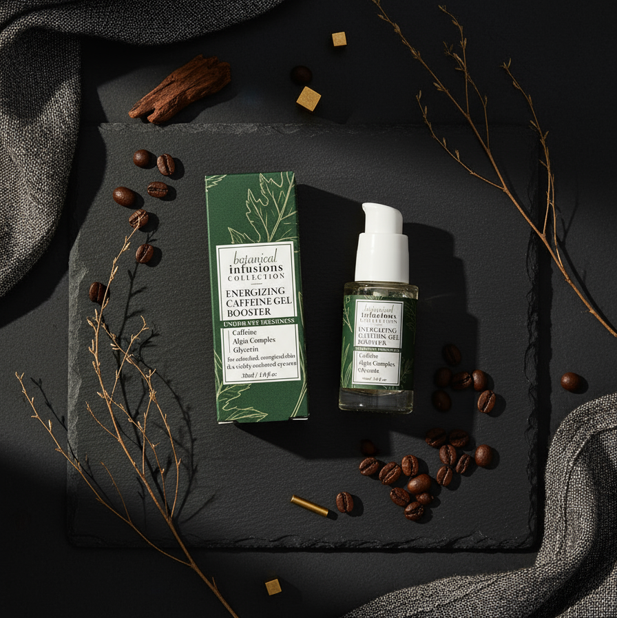 Step 4: Energizing 1% Caffeine Gel Booster Eye Serum