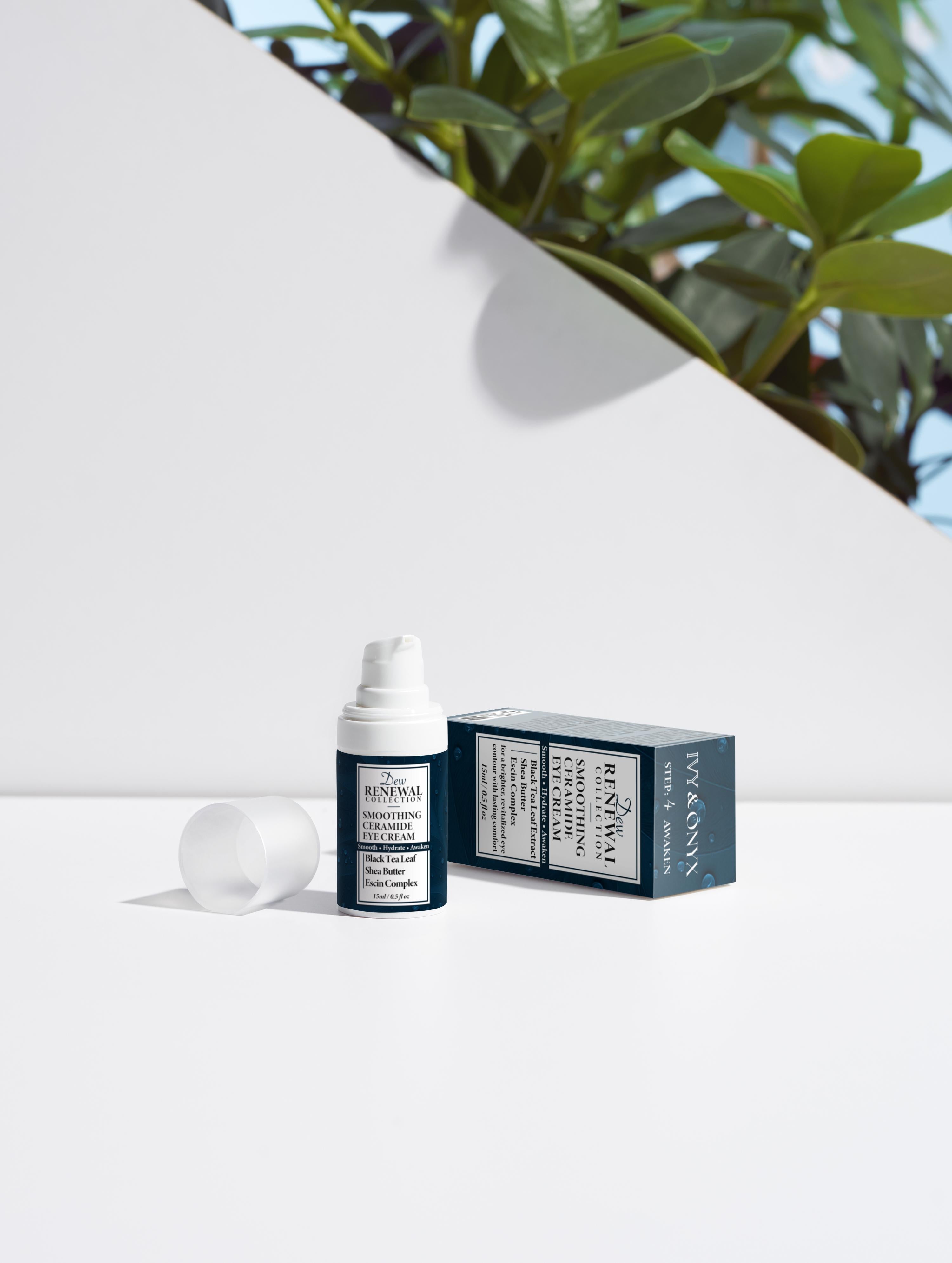 IVY & ONYX | Step 4: Smoothing Ceramide Eye Cream | Dew Renewal Collection
