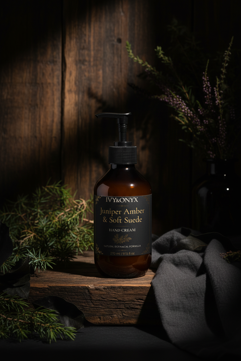 Juniper Amber & Soft Suede Hand Cream, 270 ml / 9.13 fl oz